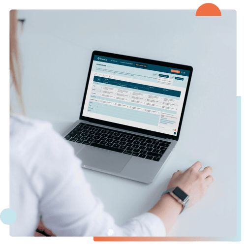 A team member using TraceEzy